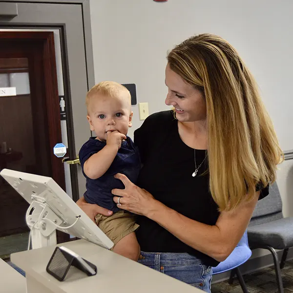 Patients in the waiting room